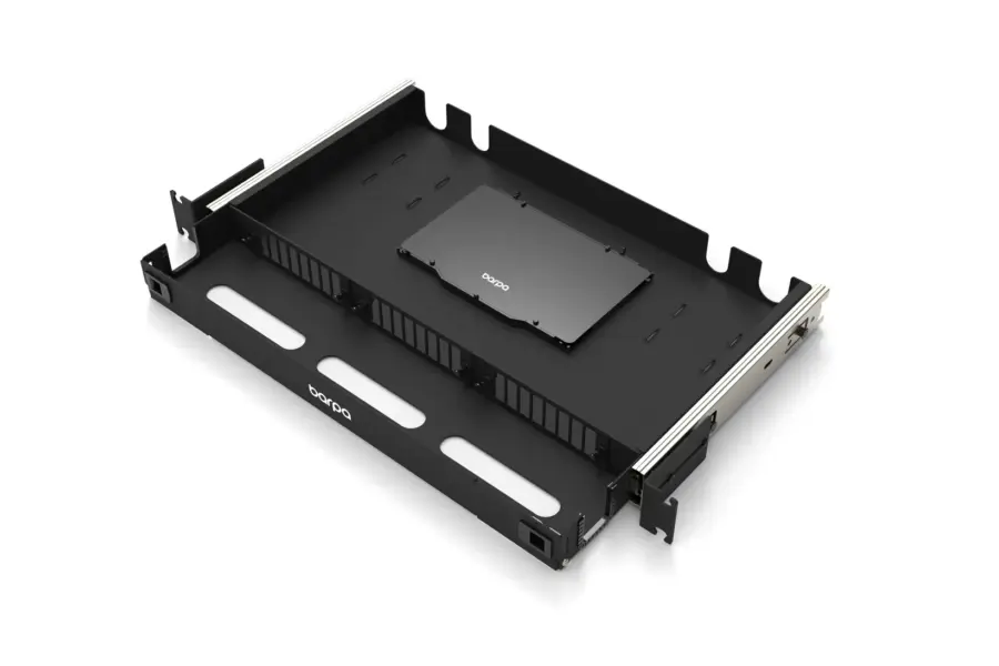 sliding patch panel with cable management
