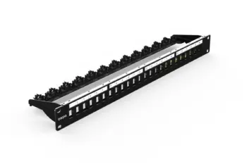 patch panel – empty – 24 ports