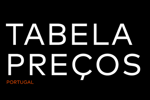 Price table for Portugal.