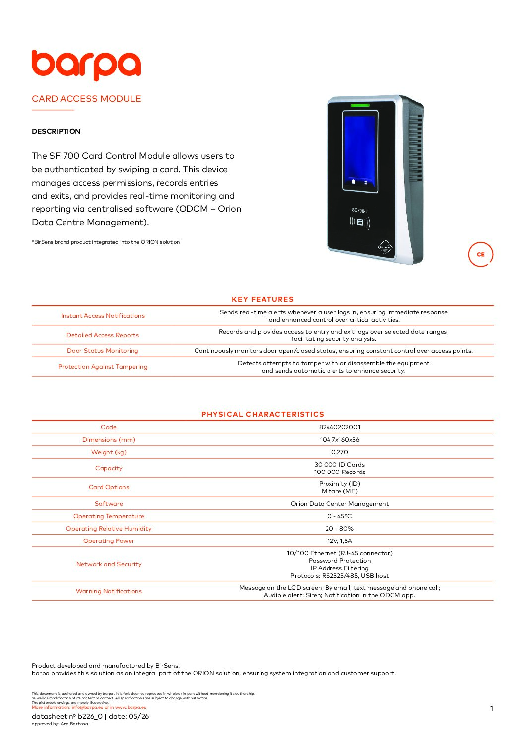 Card Access Module
