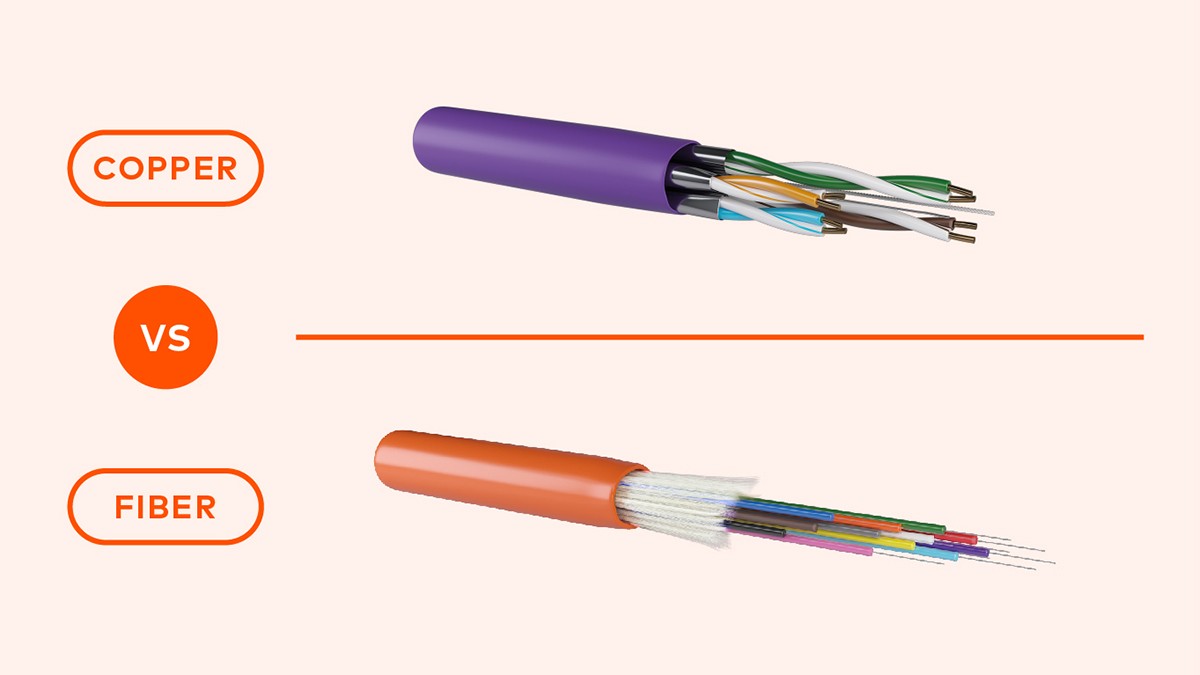 Copper Cable vs Fiber Optic Cable